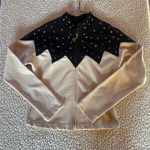 Showmanship Horsemanship Black and Cream Women's Show Jacket Size Small